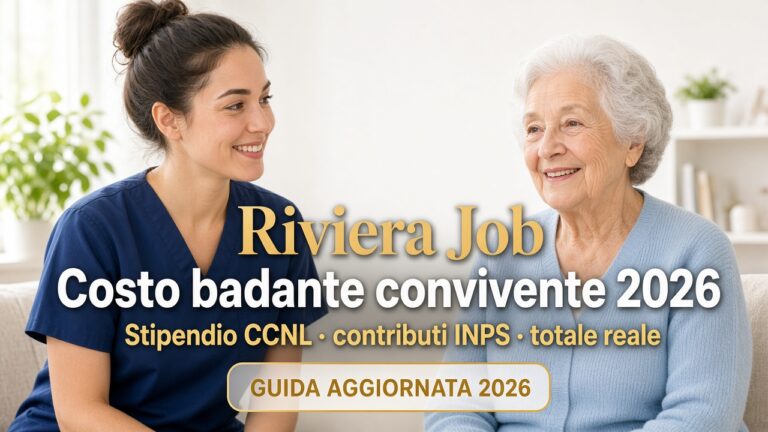 Copertina articolo: costo badante